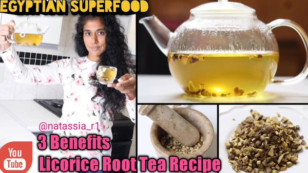 Licorice Root Tea Recipe | Egyptian Superfood | Adaptogen Herbs | 3 Health Benefits | natassiar1