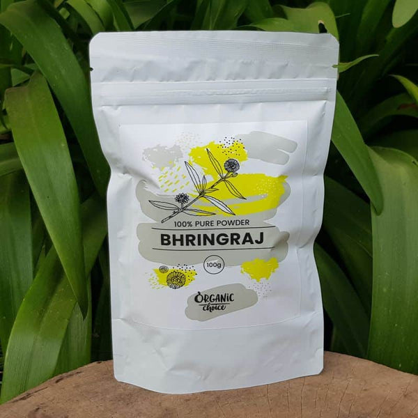 Organic Indian Bhringraj (Mahabhringraj) Powder, 100g