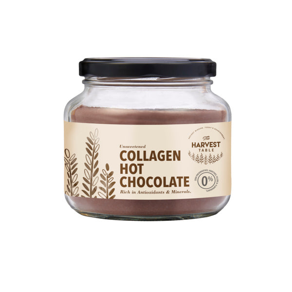 The Harvest Table Collagen Hot Chocolate 220g (Stronger hair & skin)