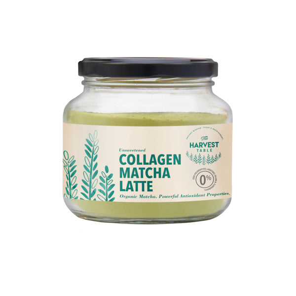 The Harvest Table Collagen Matcha Latte 220g (Stronger hair & skin)