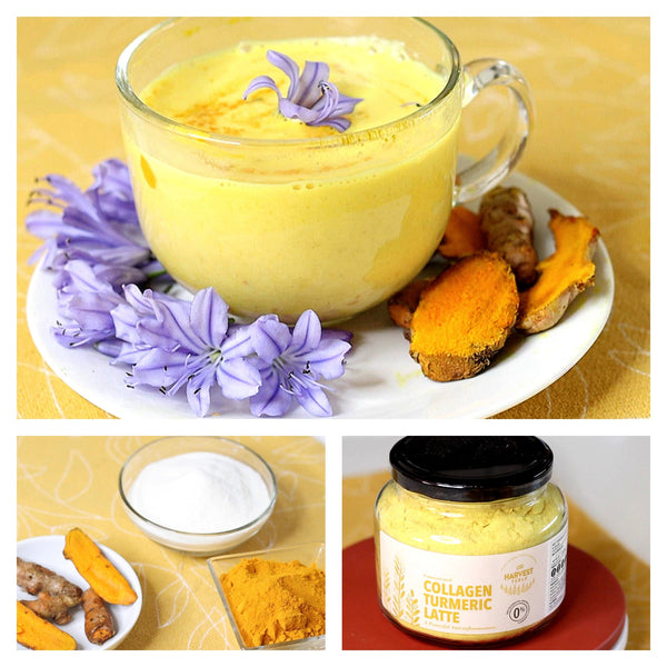 The Harvest Table Collagen Turmeric Latte 220g (Stronger hair & skin)